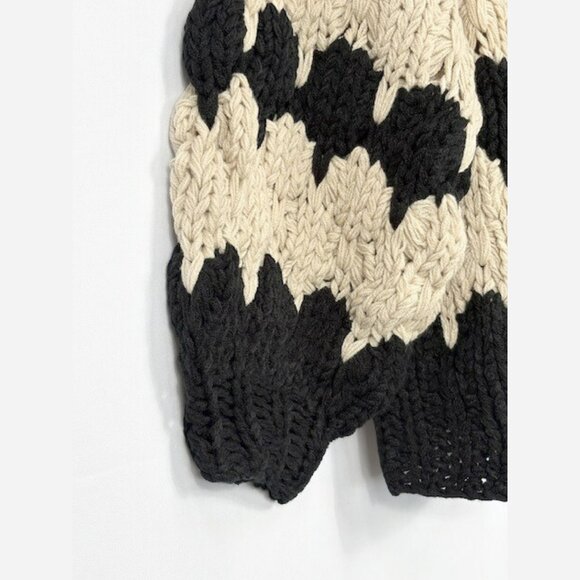 Cozy Hand Knit Chunky Cardigan - Relaxed Fit, Super Soft - Picture 7 of 7